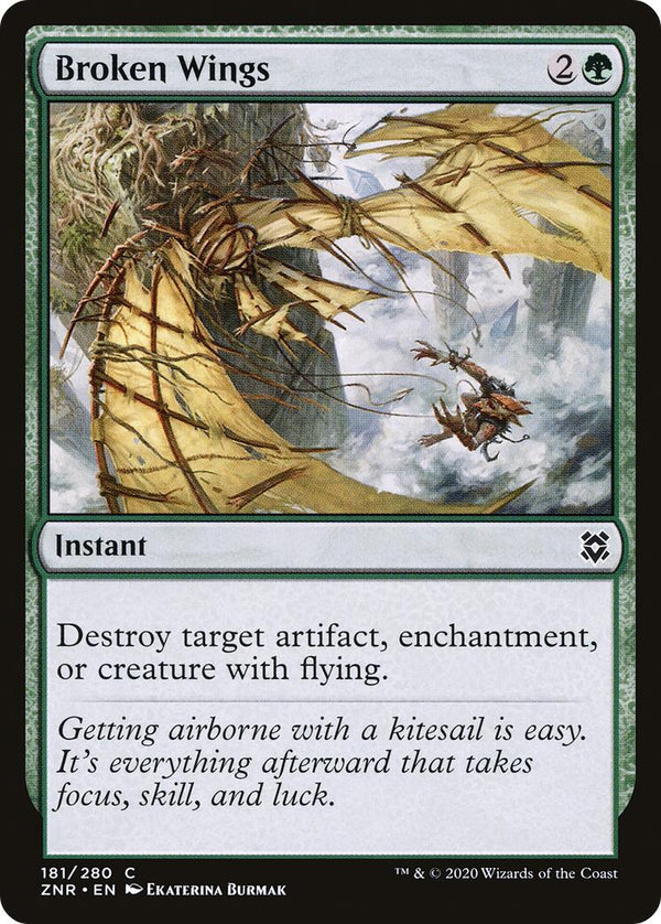 Broken Wings [ZNR - 181] - Cartes Sportives Rive Sud