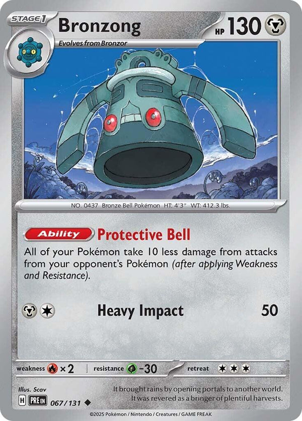 Bronzong [PRE - 067/131] - Cartes Sportives Rive Sud