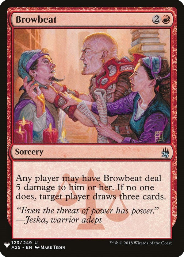 Browbeat [LIST - 123] - Cartes Sportives Rive Sud