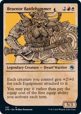 Bruenor Battlehammer (Showcase) [AFR - 337] - Cartes Sportives Rive Sud
