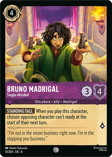 Bruno Madrigal - Single - Minded [8 - 51/204] - Cartes Sportives Rive Sud