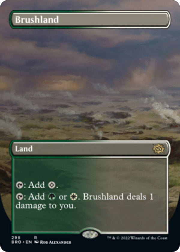 Brushland (Borderless) [BRO - 298] - Cartes Sportives Rive Sud