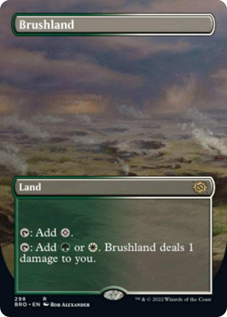 Brushland (Borderless) [BRO - 298] - Cartes Sportives Rive Sud