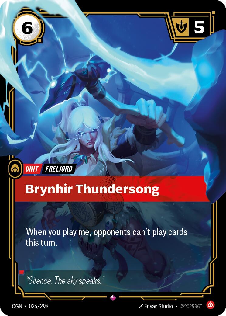 Brynhir Thundersong [OGN - 026/298] - Cartes Sportives Rive Sud