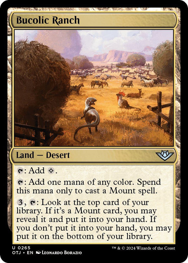 Bucolic Ranch [OTJ - 265] - Cartes Sportives Rive Sud