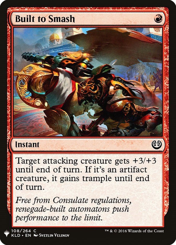 Built to Smash [LIST - 108] - Cartes Sportives Rive Sud