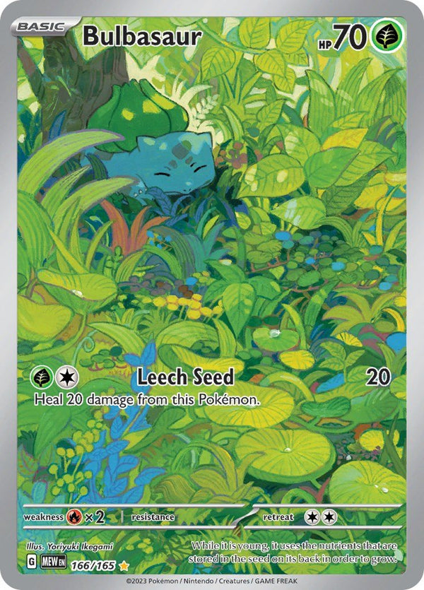 Bulbasaur - 166/165 [MEW - 166/165] - Cartes Sportives Rive Sud