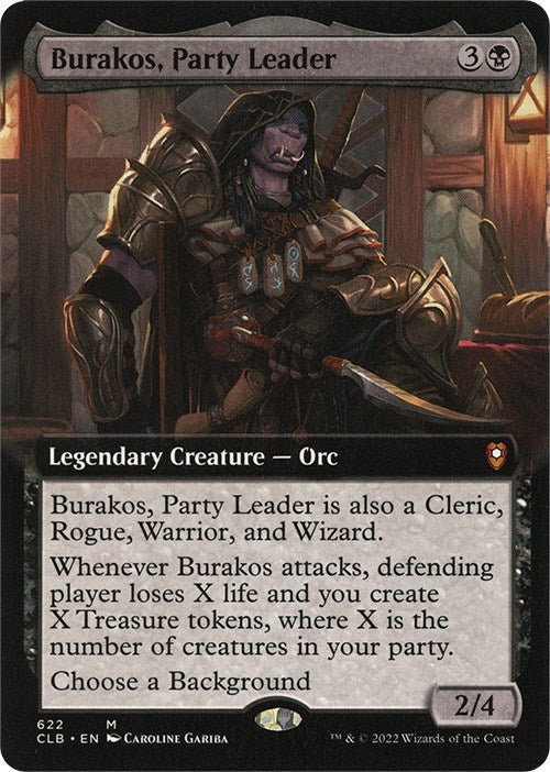 Burakos, Party Leader (Extended Art) [CLB - 622] - Cartes Sportives Rive Sud
