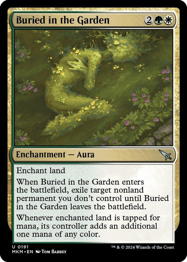 Buried in the Garden [MKM - 191] - Cartes Sportives Rive Sud