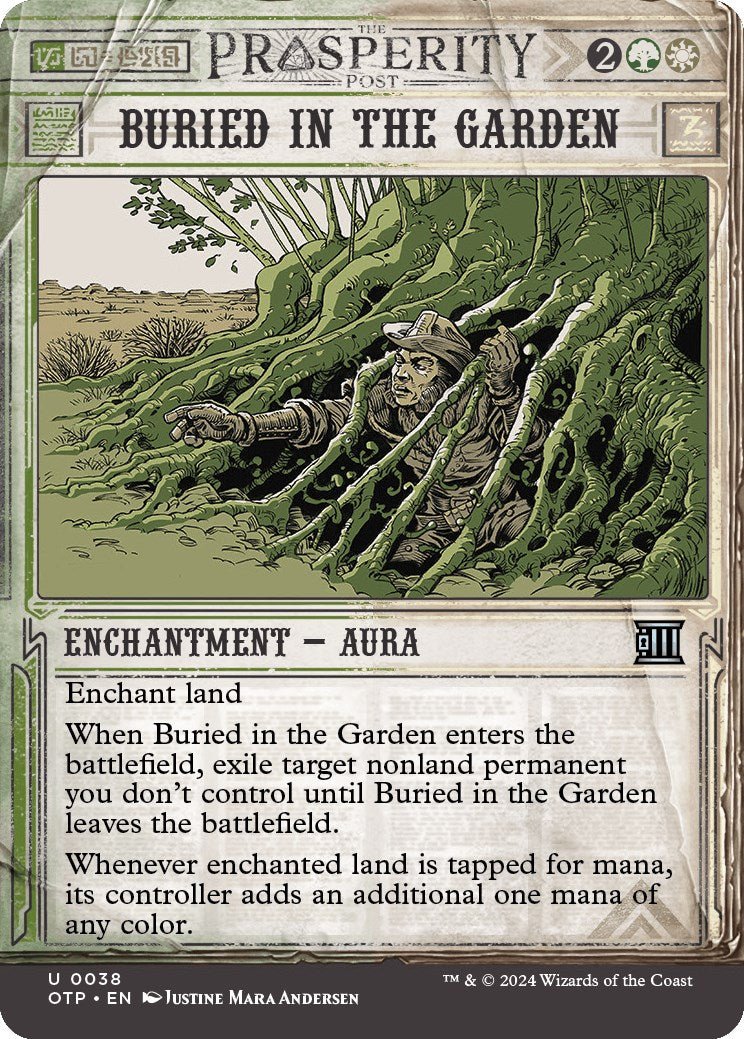 Buried in the Garden [OTP - 38] - Cartes Sportives Rive Sud