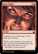 Burn Bright [RVR - 103] - Cartes Sportives Rive Sud