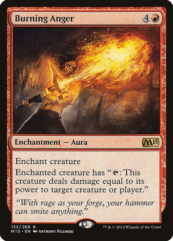 Burning Anger [M15 - 133] - Cartes Sportives Rive Sud
