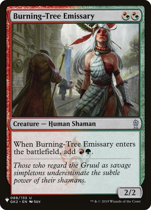 Burning - Tree Emissary [LIST - 088/133] - Cartes Sportives Rive Sud