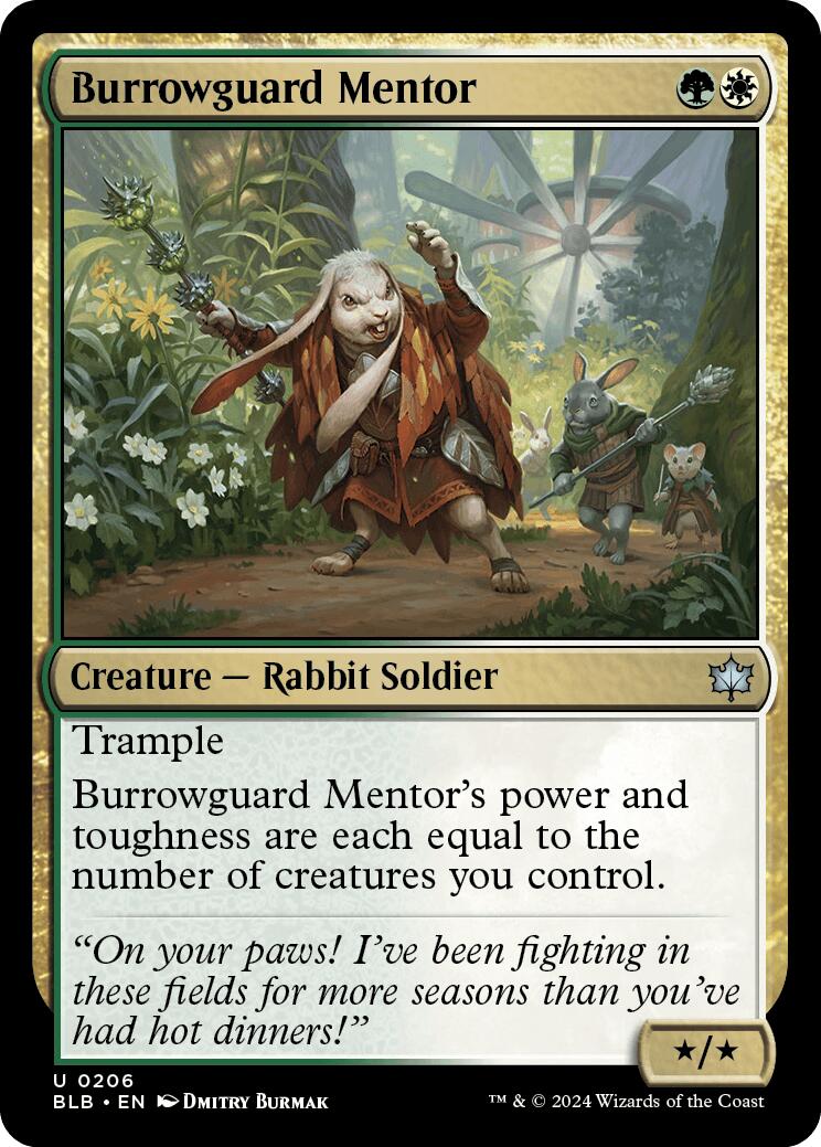 Burrowguard Mentor [BLB - 206] - Cartes Sportives Rive Sud