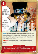 But Ace Here Said You Deserved It!! [OP13 - OP13 - 019] - Cartes Sportives Rive Sud