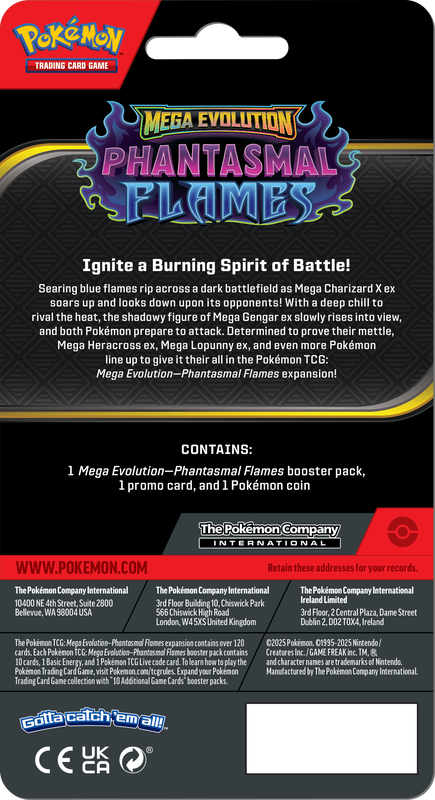 Pokemon ME02 Phantasmal Flames Checklane Blister (Pre-Order)