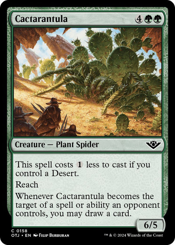 Cactarantula [OTJ - 158] - Cartes Sportives Rive Sud