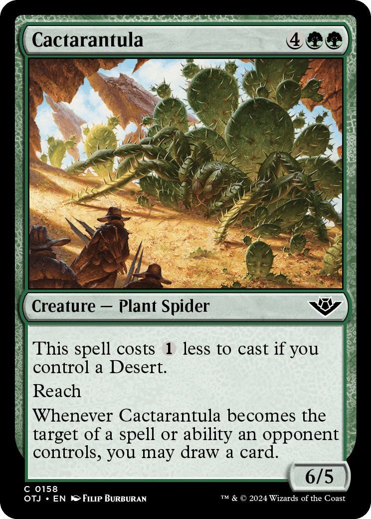 Cactarantula [OTJ - 158] - Cartes Sportives Rive Sud