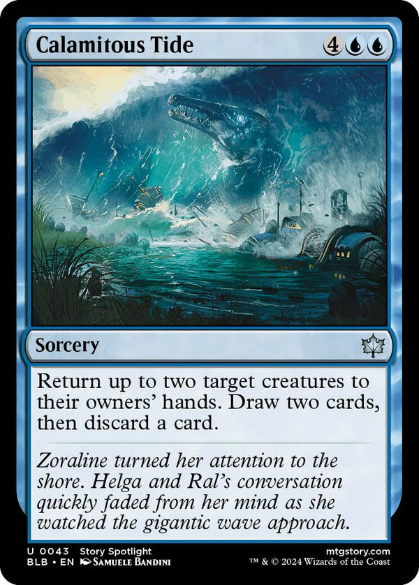 Calamitous Tide [BLB - 43] - Cartes Sportives Rive Sud