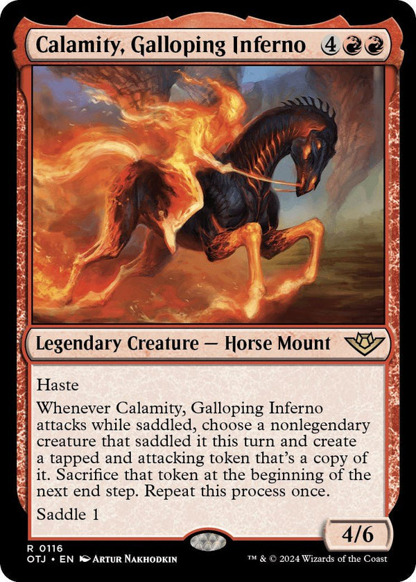 Calamity, Galloping Inferno [OTJ - 116] - Cartes Sportives Rive Sud