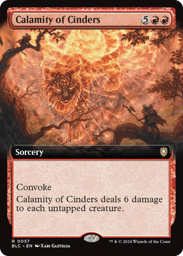Calamity of Cinders (Extended Art) [BLC - 57] - Cartes Sportives Rive Sud