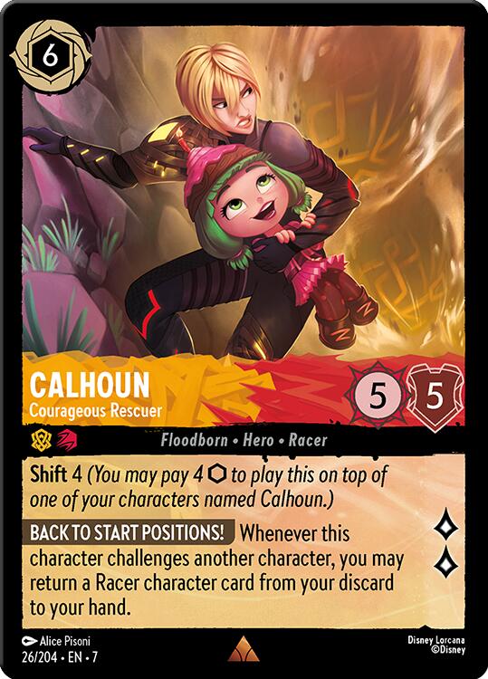 Calhoun - Courageous Rescuer [7 - 26/204] - Cartes Sportives Rive Sud