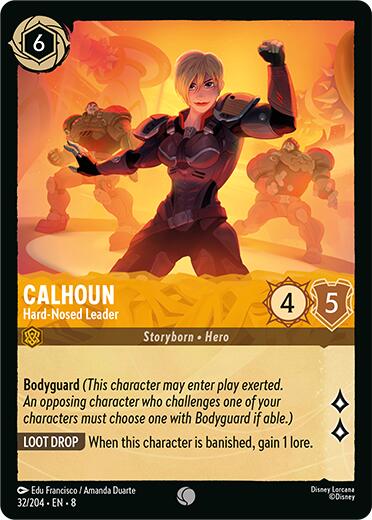 Calhoun - Hard - Nosed Leader [8 - 32/204] - Cartes Sportives Rive Sud