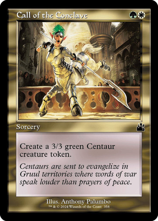 Call of the Conclave (Retro Frame) [RVR - 358] - Cartes Sportives Rive Sud