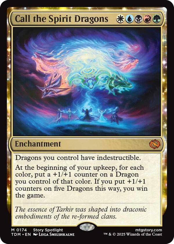 Call the Spirit Dragons [TDM - 174] - Cartes Sportives Rive Sud