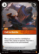Call to Battle [UNL - 101/219] - Cartes Sportives Rive Sud