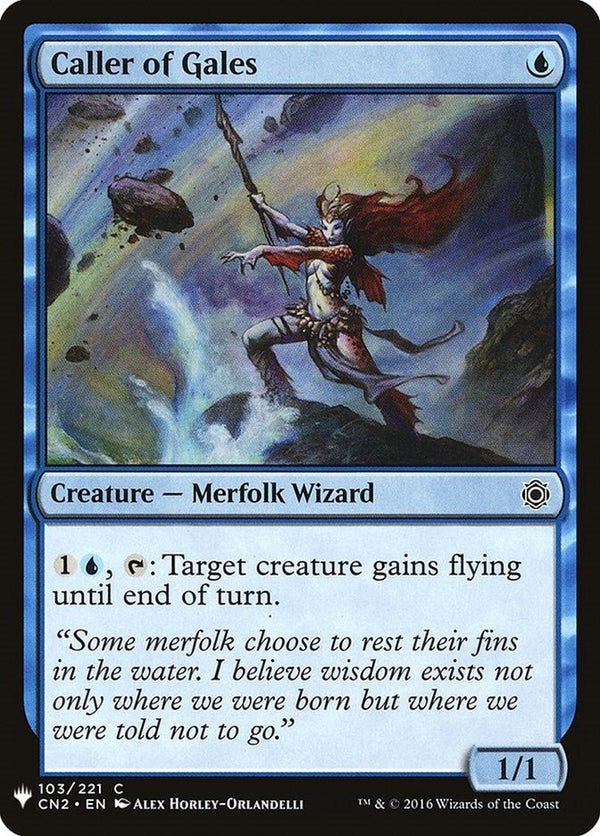 Caller of Gales [LIST - 103] - Cartes Sportives Rive Sud