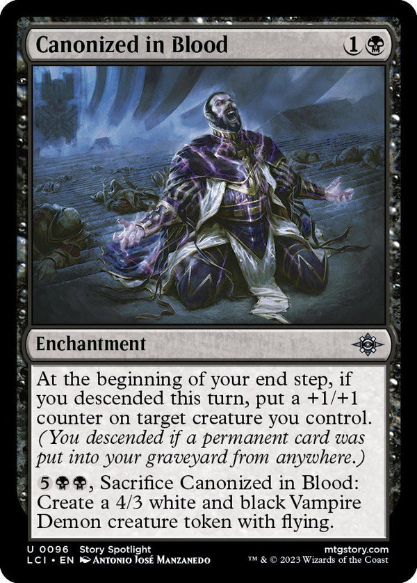 Canonized in Blood [LCI - 96] - Cartes Sportives Rive Sud