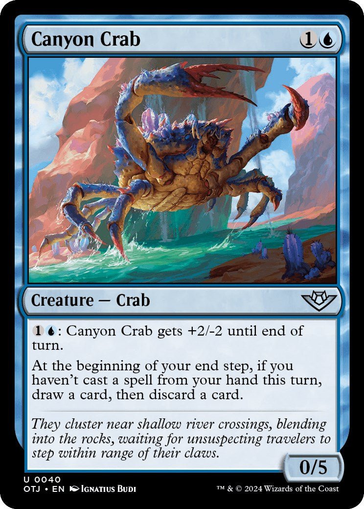 Canyon Crab [OTJ - 40] - Cartes Sportives Rive Sud