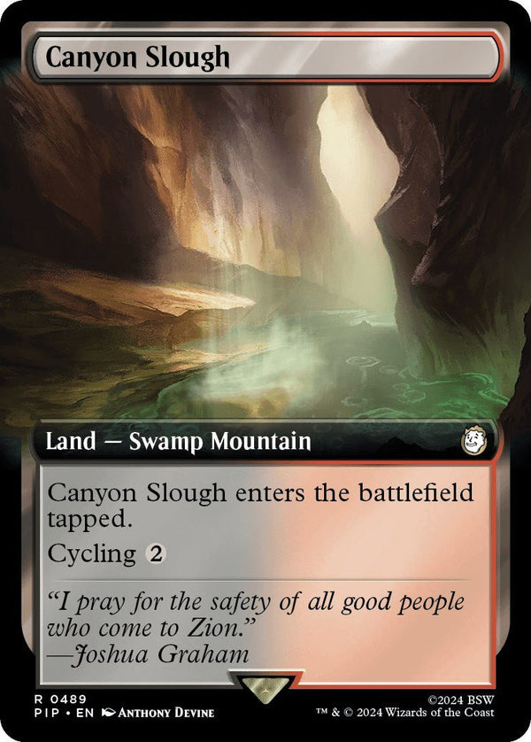 Canyon Slough (Extended Art) [PIP - 489] - Cartes Sportives Rive Sud