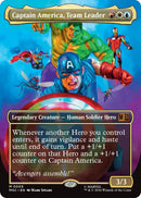 Captain America, Team Leader (Borderless) [MSC - 5] - Cartes Sportives Rive Sud