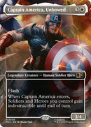 Captain America, Unbowed (Borderless) [MSC - 505] - Cartes Sportives Rive Sud