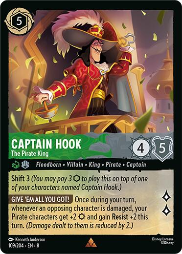 Captain Hook - The Pirate King [8 - 109/204] - Cartes Sportives Rive Sud