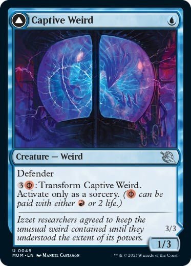 Captive Weird [MOM - 49] - Cartes Sportives Rive Sud