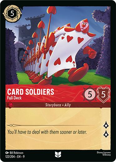 Card Soldiers - Full Deck [9 - 122/204] - Cartes Sportives Rive Sud