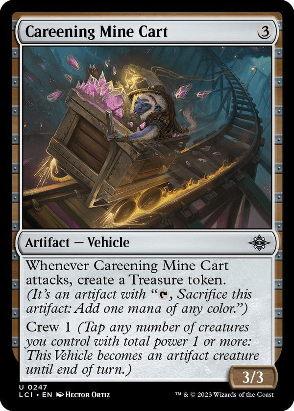 Careening Mine Cart [LCI - 247] - Cartes Sportives Rive Sud