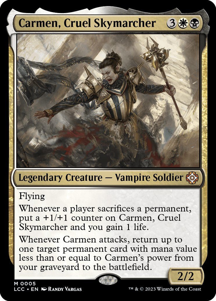 Carmen, Cruel Skymarcher [LCC - 5] - Cartes Sportives Rive Sud