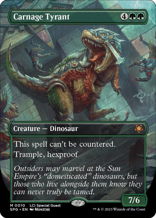 Carnage Tyrant (Borderless) [SPG - 10] - Cartes Sportives Rive Sud