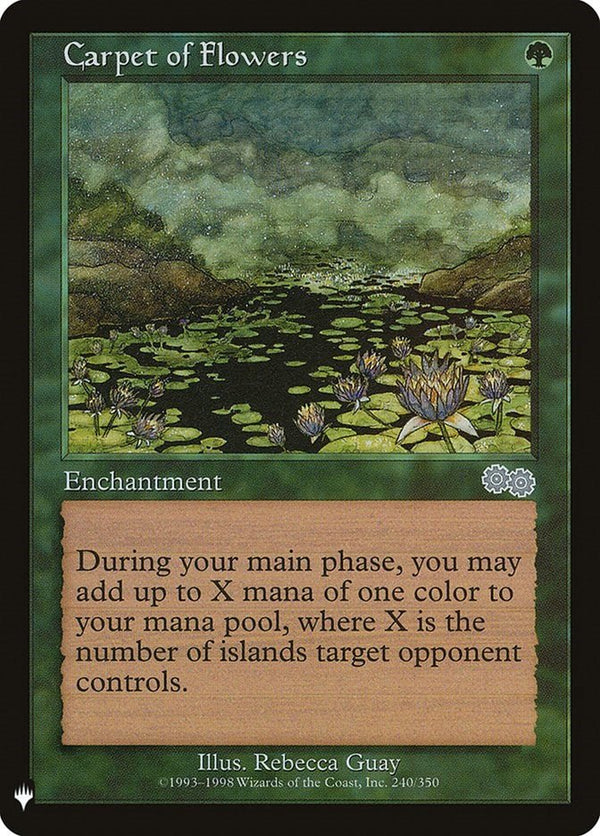 Carpet of Flowers [LIST - 240] - Cartes Sportives Rive Sud