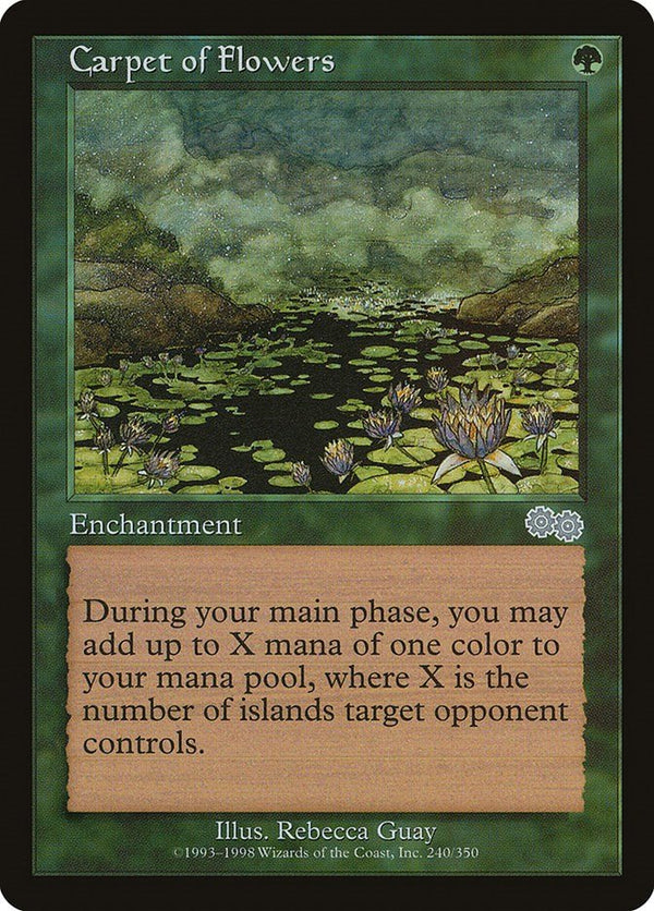 Carpet of Flowers [USG - 240] - Cartes Sportives Rive Sud