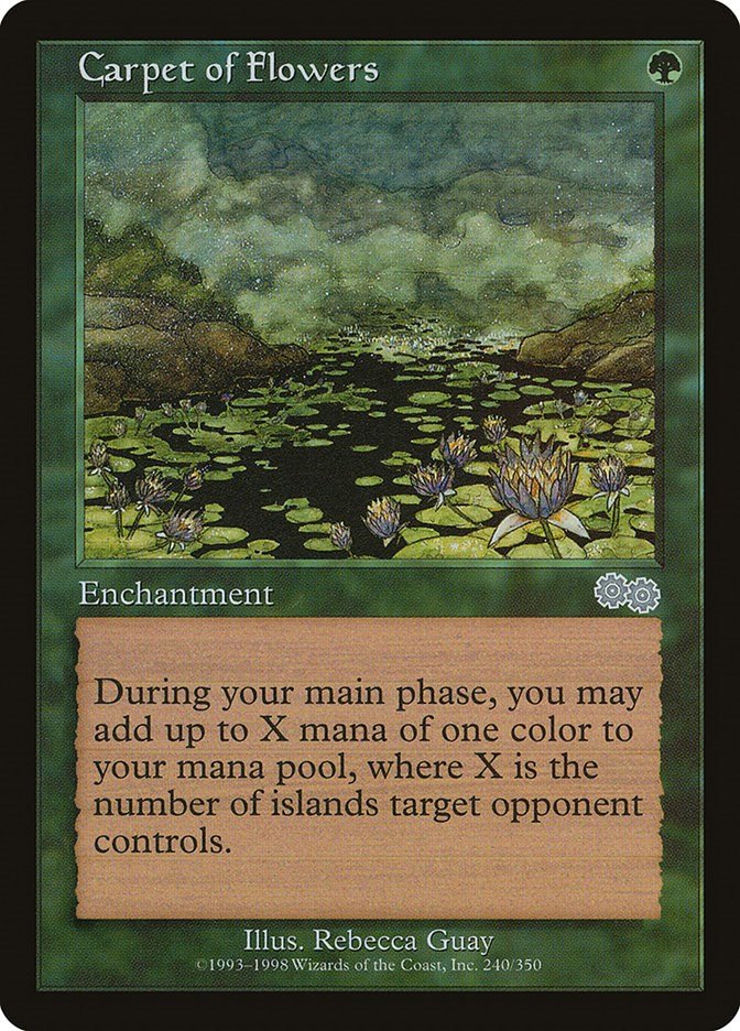 Carpet of Flowers [USG - 240] - Cartes Sportives Rive Sud