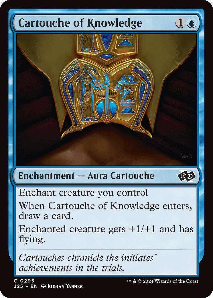 Cartouche of Knowledge [J25 - 295] - Cartes Sportives Rive Sud