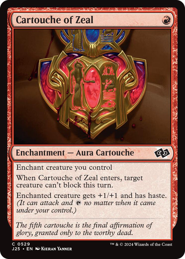 Cartouche of Zeal [J25 - 529] - Cartes Sportives Rive Sud