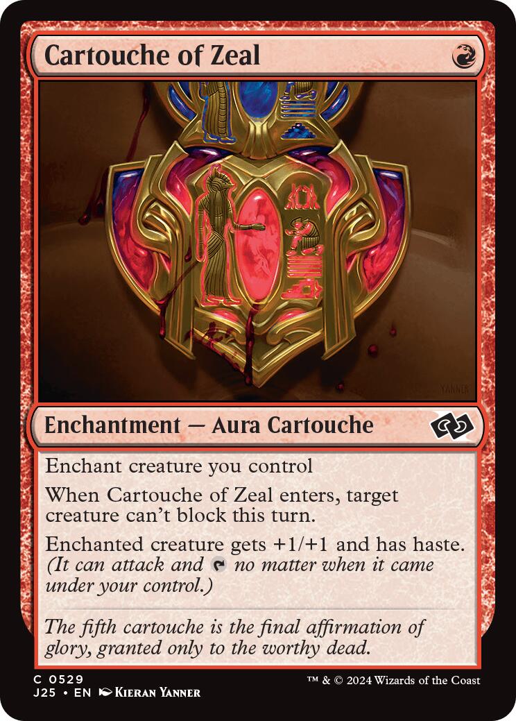 Cartouche of Zeal [J25 - 529] - Cartes Sportives Rive Sud