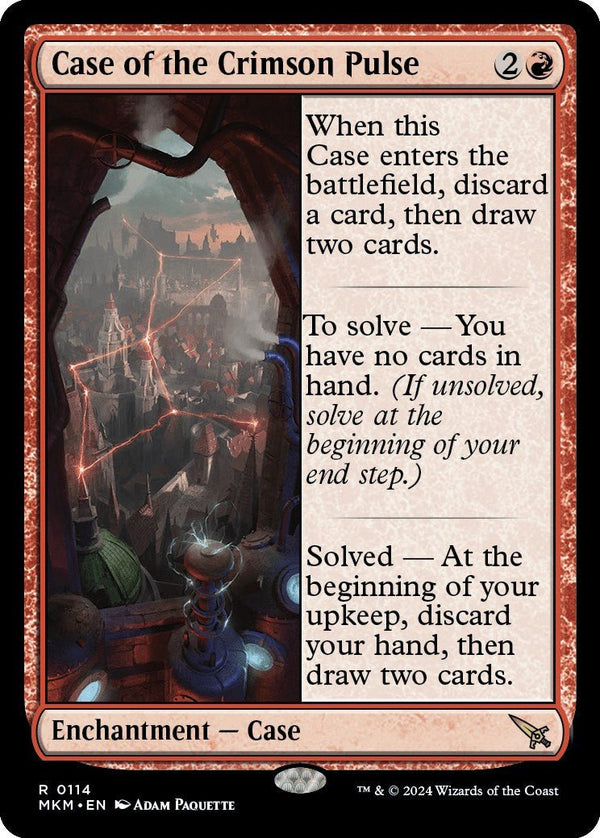 Case of the Crimson Pulse [MKM - 114] - Cartes Sportives Rive Sud
