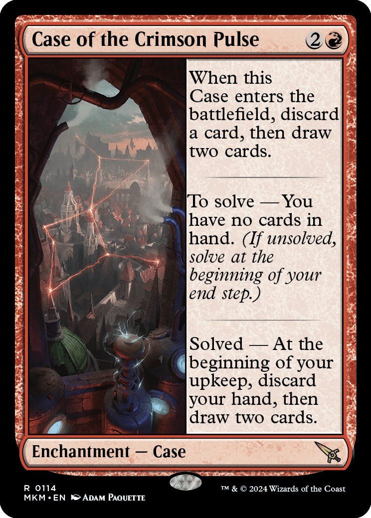 Case of the Crimson Pulse [MKM - 114] - Cartes Sportives Rive Sud